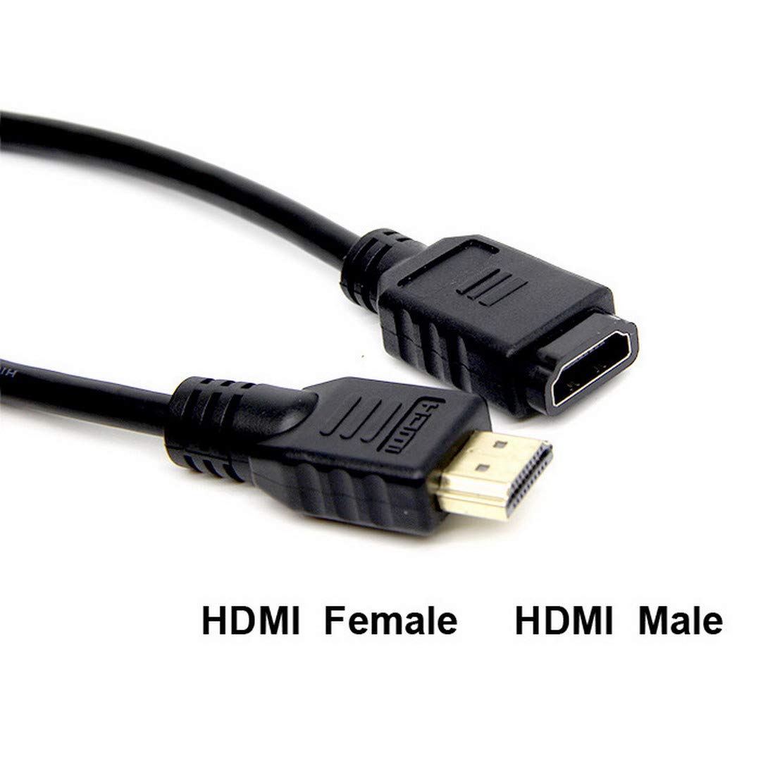 Amazon | HDMIオス-HDMI メス 延長 ケーブル、[2点セット] 4K 3D
